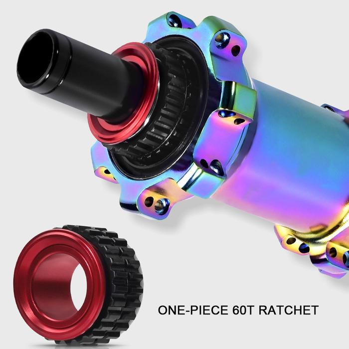 60T Hub Sepeda Terintegrasi CNC Ratchet Koefisien Gesekan