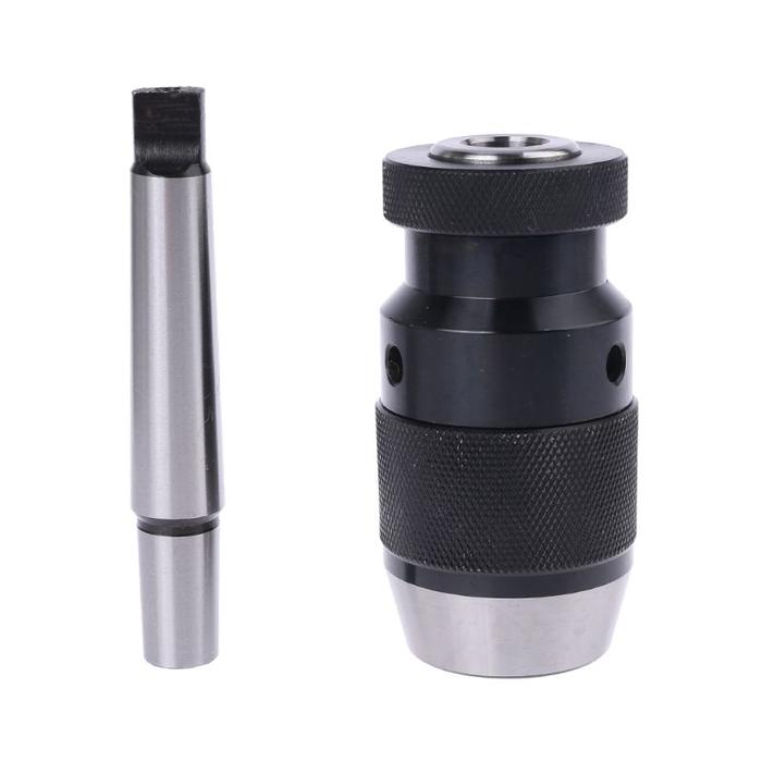 2pcs/set MT2 B16 Self Tightening Drill Chuck 1-16mm Clamping Arbor