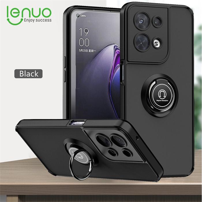 Lenuo Casing Ponsel, Pelindung Tahan Jatuh untuk Oppo Reno8 Pro Reno8