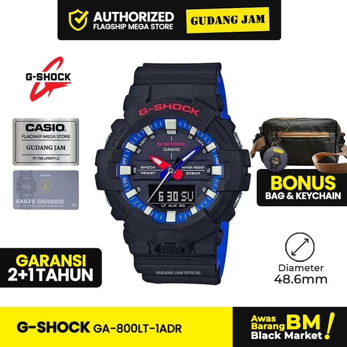 G-Shock GA-800LT-1A | Jam Tangan Pria | Analog Digital | Anti Air | Original | Casio G-Shock Watches