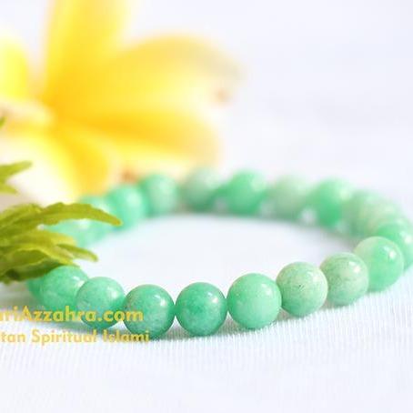 Gelang Aura Azzahra - gelang batu giok aura dari Lestari Azzahra