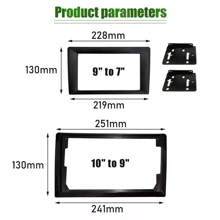 Frame Adaptor Converter Head Unit Android 9 Inch Ke Frame 10 Inch - Adaptor / Converter 9 inch ke Fr
