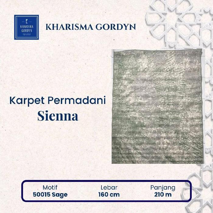Karpet Permadani SIENNA Ukuran 115x155cm, 160x210cm, 190x260cm, 210x310cm dan 230x310cm