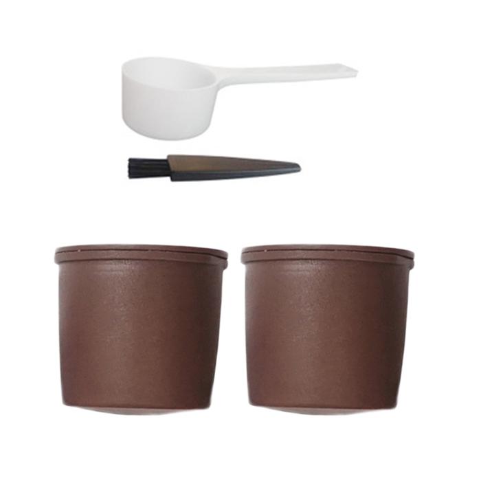 4pcs Reusable Coffee Filter Spoon Brush Kit Capsule For Illy Y3 X8