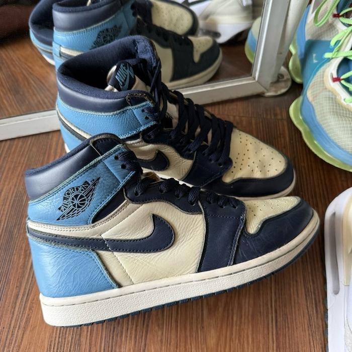 Nike air jordan 1 high obsidian blue Original casual murah - sneakers second market