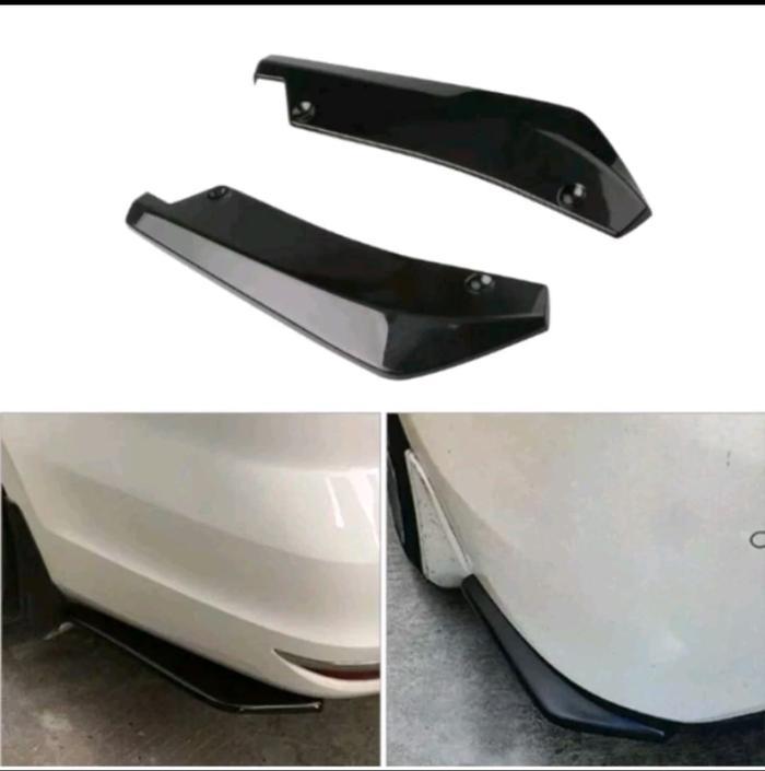 Winglet Bumper Diffuser Mobil Universal Bumper Winglet Belakang Mobil