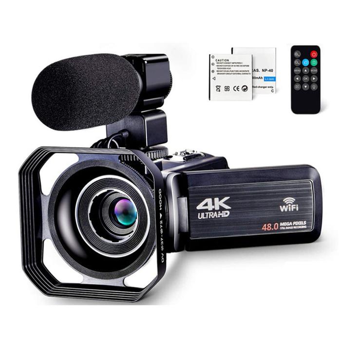 4K Ultra HD Video Camera 30MP WiFi DV Camcorder Digital Video Camera