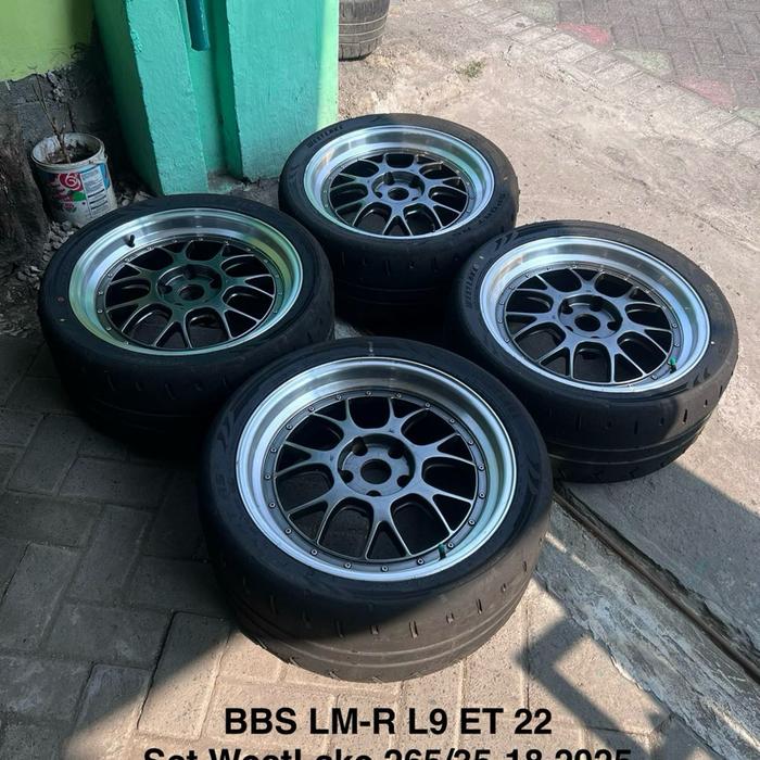 Velg Ring 18 BBS LM-R L9 ET22 Set Westlake 265/35-18 2025 JDM MEATY FITMENT (NETT)