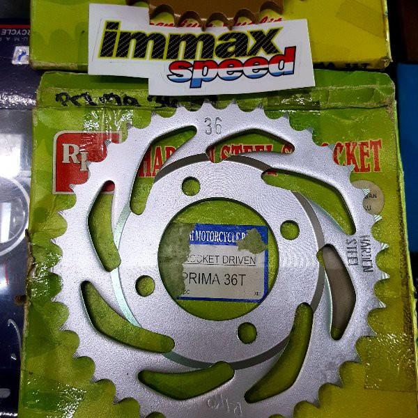 Sprocket Honda cs1 sonic 125 mata 428 33 36 39 42 33T 36T 39T 42T Gir Gear Blkg Belakang RIKO GOLD B