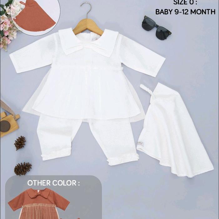 baju muslim anak perempuan snobby Setelan Panjang