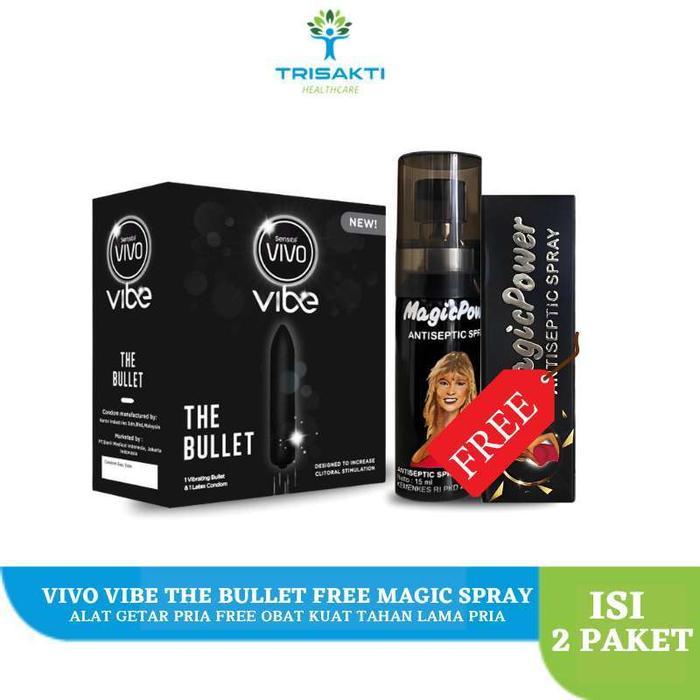Funira Privasi Aman Paket Klimaks Magic Power Spray 15 Ml + Vivo Vibe The Bullet Getar