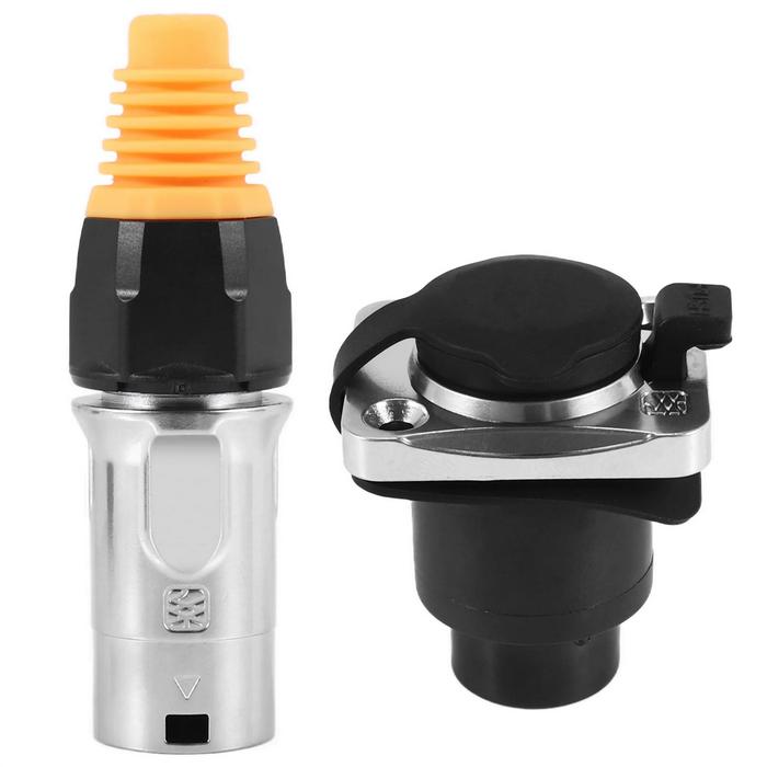 IP67 Network RJ45 Waterproof Connectors / Ethernet RJ45 Waterproof Plug + Waterproof Socket for Outd