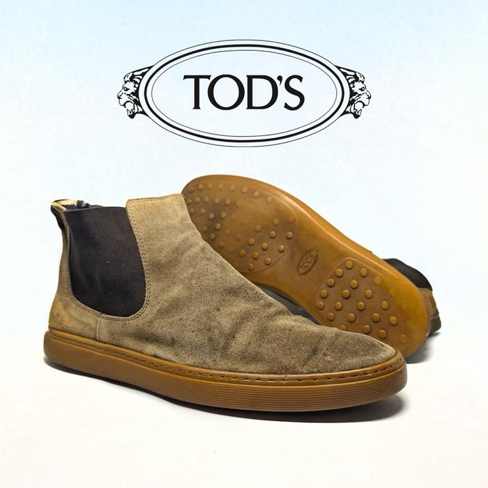 Sepatu TODS Chelsea Boots Suede Size 45 Made in Italy | Not Timberland, Mario Minardi, Florsheim, Za