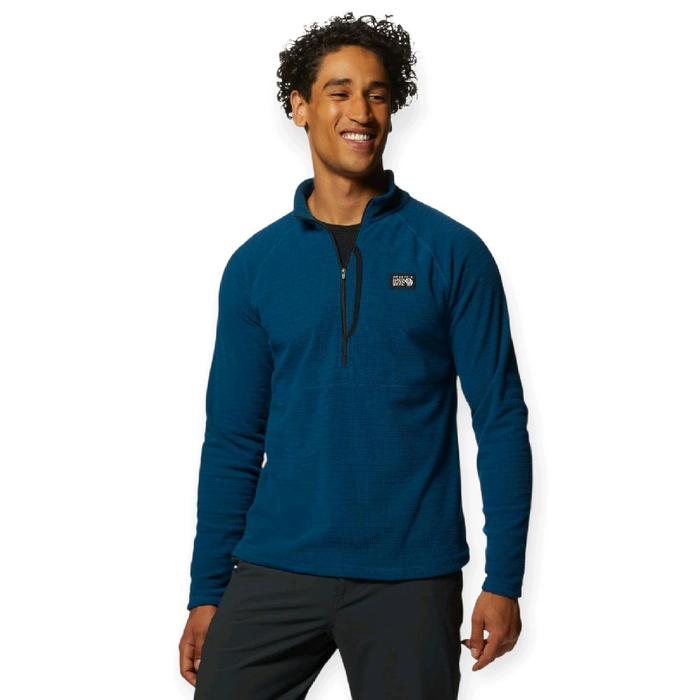 jaket pria mhw summit grid midlayer outdoor hiking gunung casual original