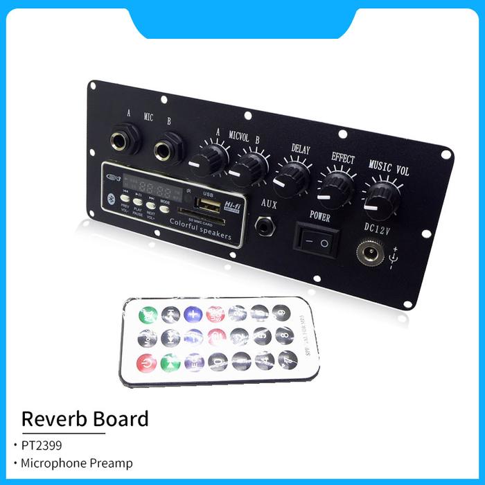 PT2399 Reverb Board Karaoke Microphone Preamplifier Multifunction