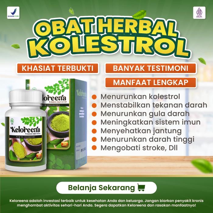 OBAT KOLESTEROL DARAH TINGGI HIPERTENSI DAN KOLESTEROL TERKANAN DARAH TINGGI PENURUN GULA DARAH HERB