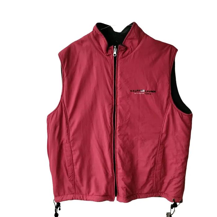 Vintage Vest Caps Polo Sport Ralph Lauren Reversibel Original