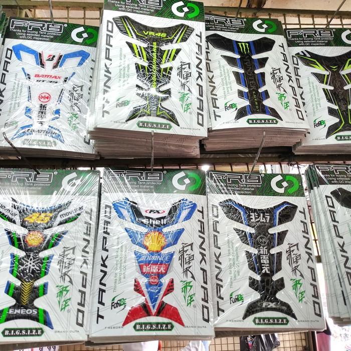 Grosir tank pad isi 22 pcs tank protector stiker timbul tangki motor OSEAN