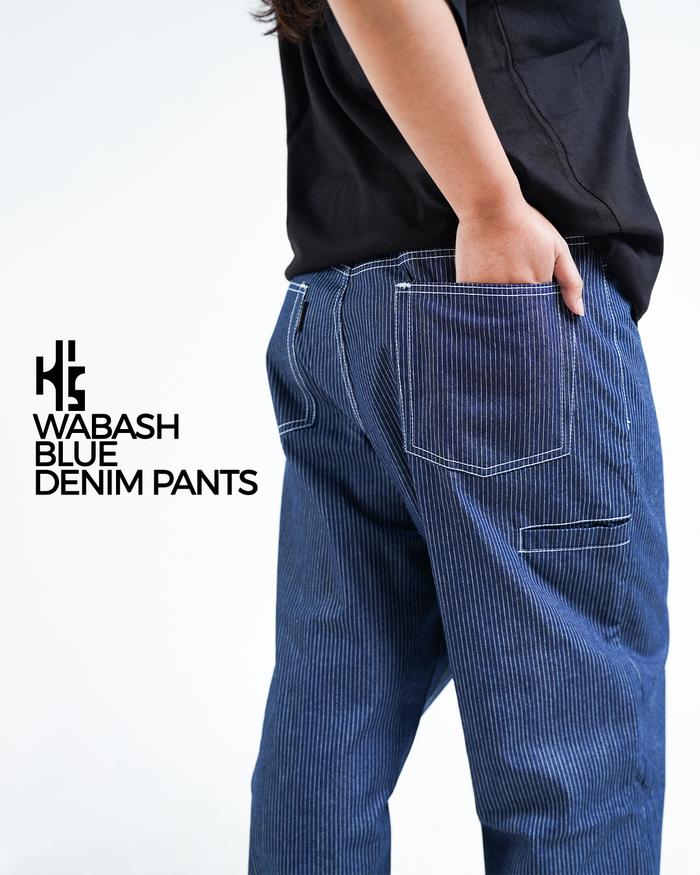 Baggy Wabash Blue Denim Pants