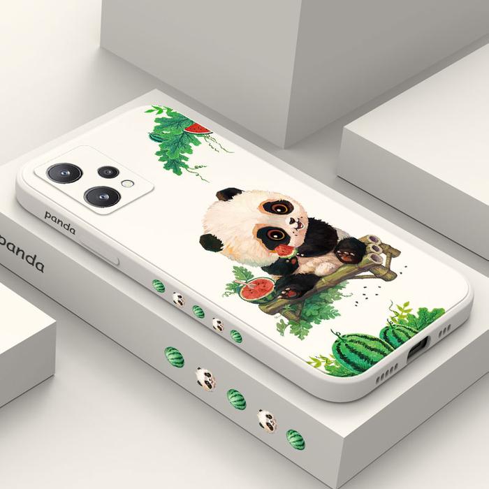Watermelon Panda Case For OPPO Realme 9 9i 8 8i 7 7i 6 Pro C31 C35 C1