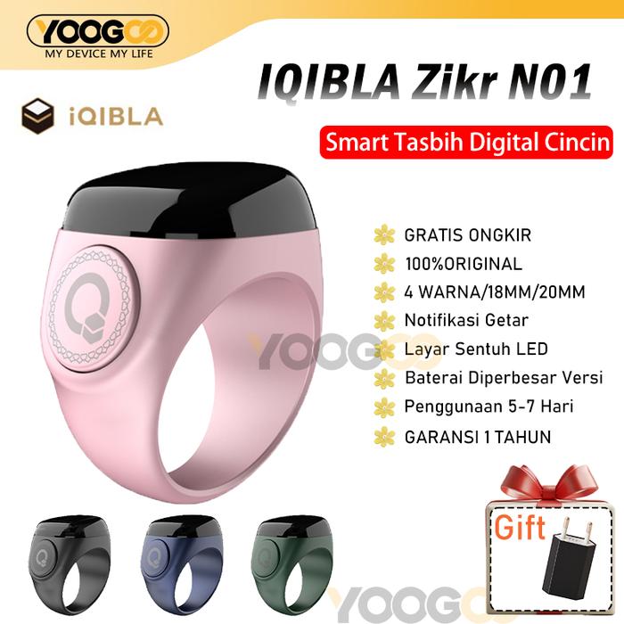 Ring Cincin Tasbih Digital Tasbih Smart Ring Tasbih Digital Bluetooth Ring