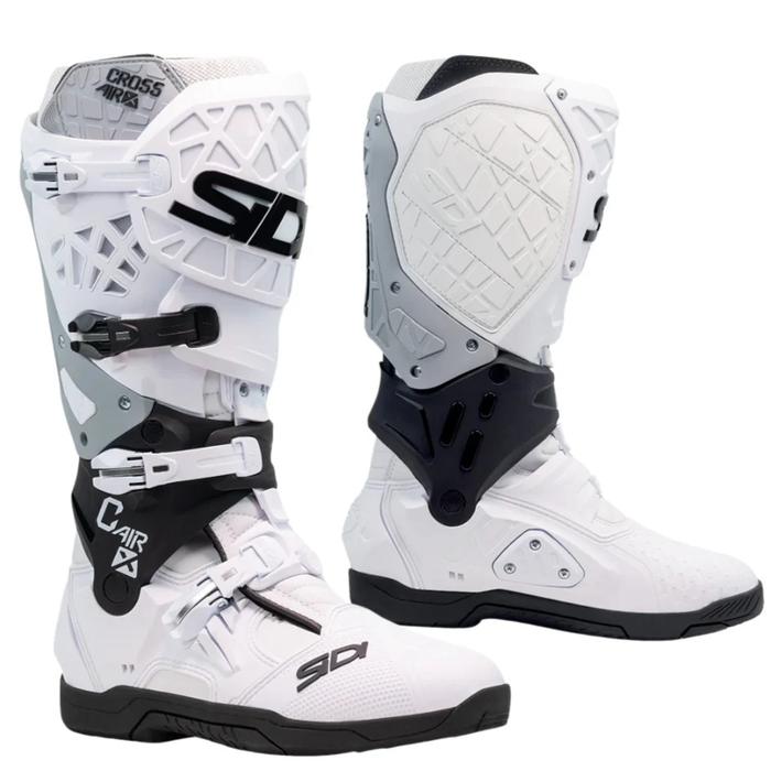 BOOTS SIDI CROSSAIR X L.E WHITE GREY BLACK SEPATU CROSS SIDI CROSSAIR X L.E WHITE GREY BLACK SEPATU 