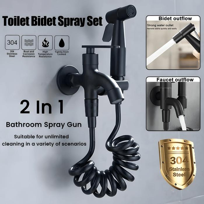 1 Set Sus304 Jet Shower Kloset/Kran Cabang Shower Stainless/Jet Washer Toilet/Jet Shower Closet