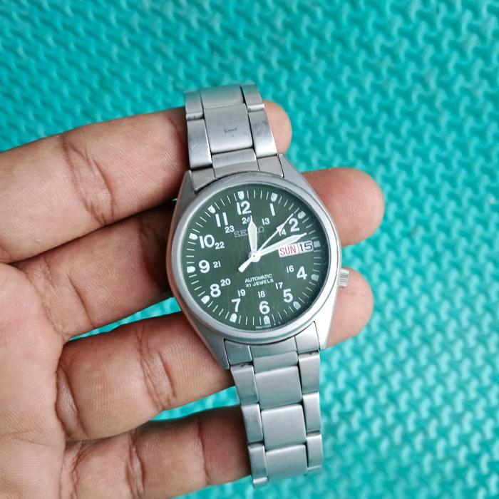Seiko  Day/Date Green Dial Automatic Men’s Watches Vintage