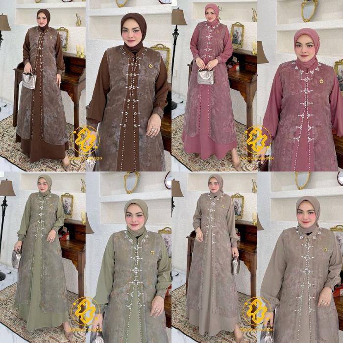 GAMIS DRESS JAVINA ORI PREMIUM BY FAYOLA