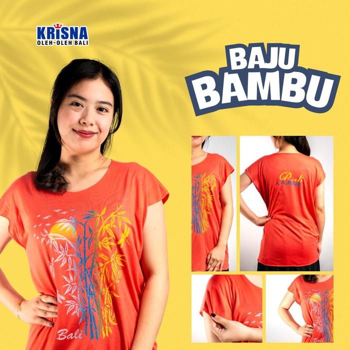 BAJU BALI MOTIF BAMBU | KRISNA OLEH OLEH BALI