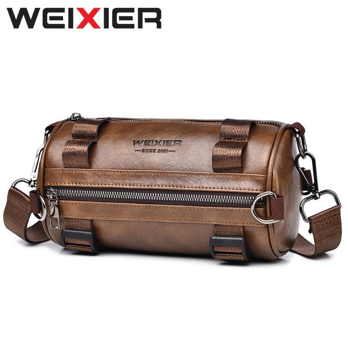 WEIXIER D800 Tas Selempang Pria Kulit Crossbody Sling Bag Anti Air WX-OS
