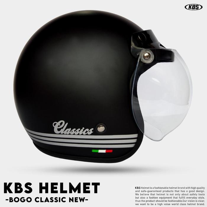 New Arrival HELM BOGO CLASSIC KBS HELMET VIRAL KEKINIAN UNTUK PRIA DAN DEWASA / HELM PREMIUM SNI Mot