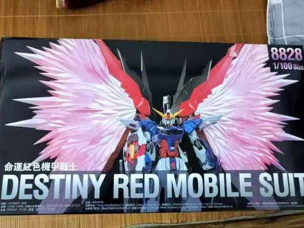 Daban 8828 MG 1/100 Destiny + Wing Of Light+ New Repair Head Model Kit