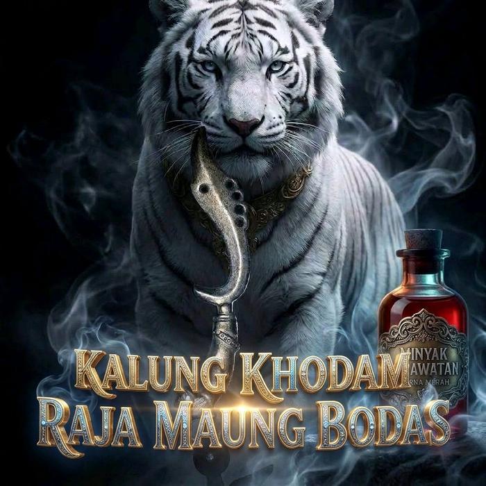 Kalung kujang Siliwangi Khodam Raja Maung Bodas trah Padjajaran bonus minyak perawatan