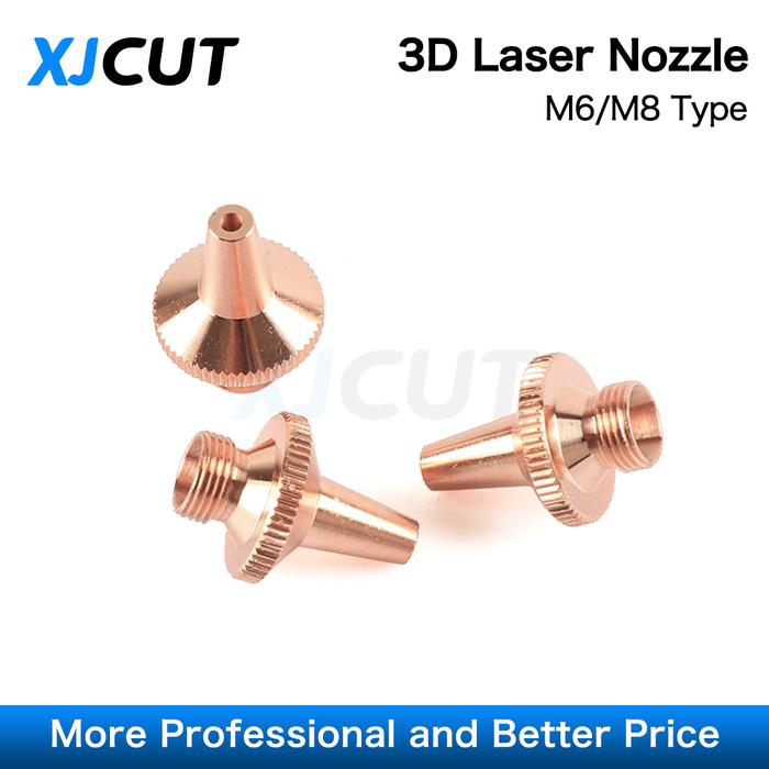 10Pcs/lot Trumpf Robot 3D Fiber Laser Nozzle M6 H16 D11.5mm / M8 H19