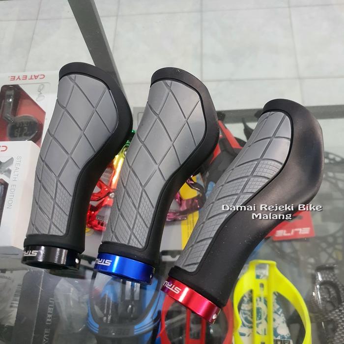 Handgrip / Handlebar Grip STRUMMER HFT-795 Dengan Palm Rest DISKON