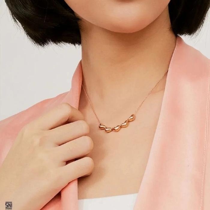 KALUNG EMAS GOLDEN LOVE VALENTINE SERIES HATI SANDRA DEWI GOLD