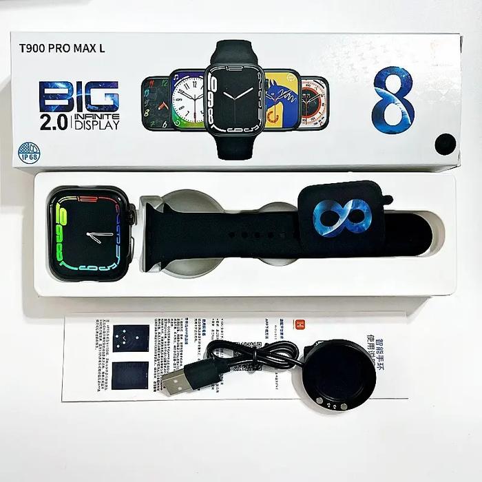 Wholesale 2.0 Inch T900 Pro Max L Big Smart Watch Men Women IP68
