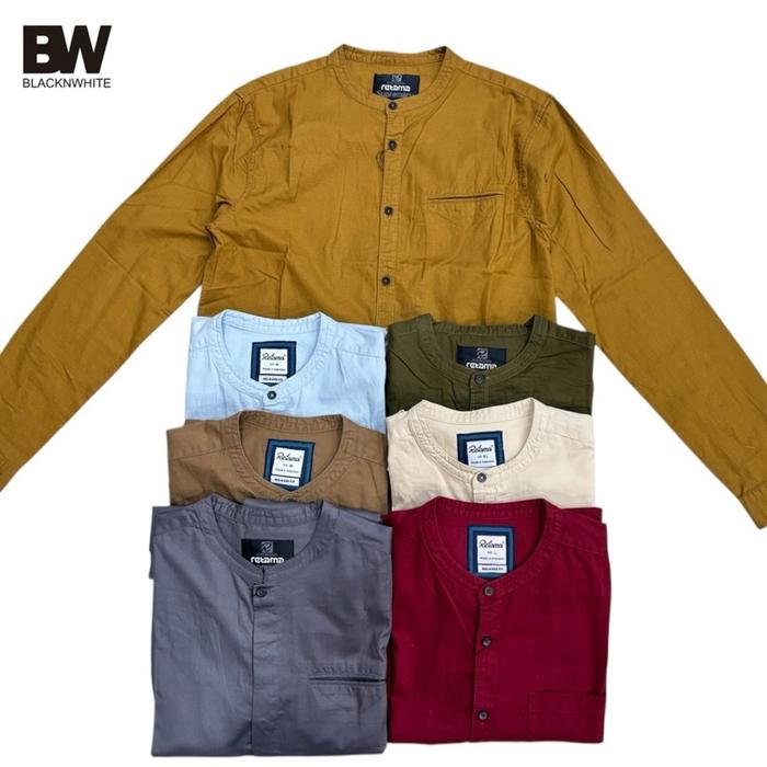 RETAMA ORIGINAL - Kemeja Semi Koko Retama Katun Premium Lengan Panjang