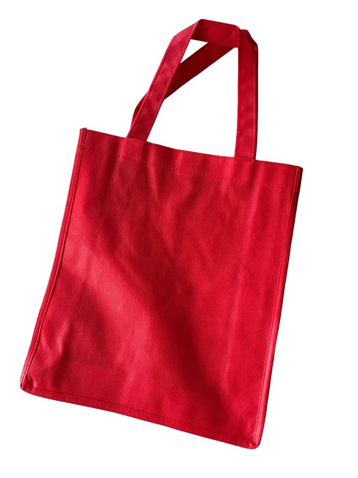 Tas merah SP Tas Goodiebag SP Spunbond 100gr JAHIT (bukan press) - Marah Size 30x35x9cm Vertikal