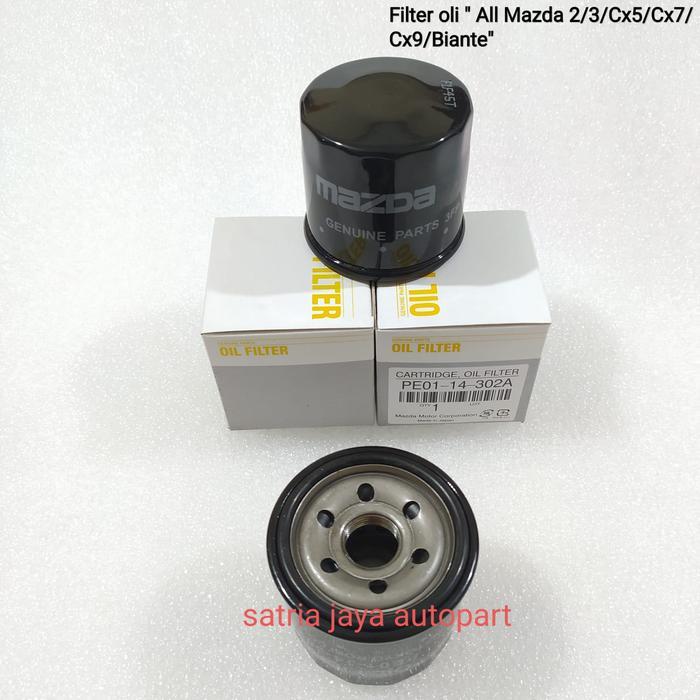 FILTER OLI OLI SARINGAN OLI MAZDA 2 3 MAZDA CX5 CX7 CX9 BIANTE ASLI