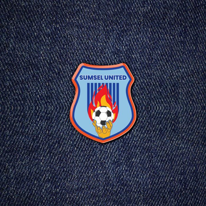 Sumsel United - Pin Acrylic Enamel Pin Style Aksesoris buat Tas, Jacket, Topi Akrilik Clips