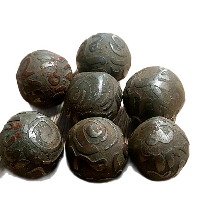 Batu Muntah Besi Plinteng Semar Nempel Magnet Kuat Liontin Kalung Bandul 16mm Cocok untuk Cincin Age