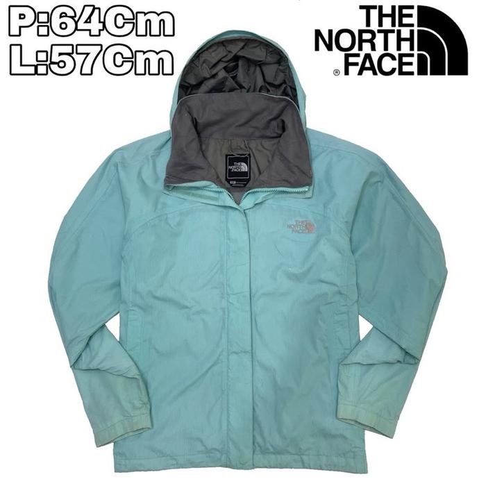 J27 Jaket Outdoor Waterproof The North Face TNF Hyvent  Sport Olahraga Original Parasut Hiking Penda