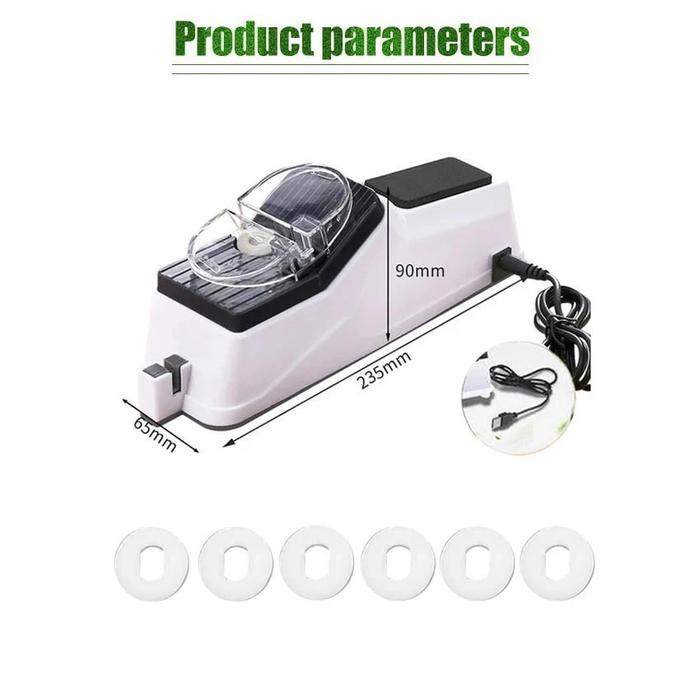 7IN1 Asahan Pisau Elektrik Pengasah Pisau Elektrik Listrik | Electric Knife Sharpener