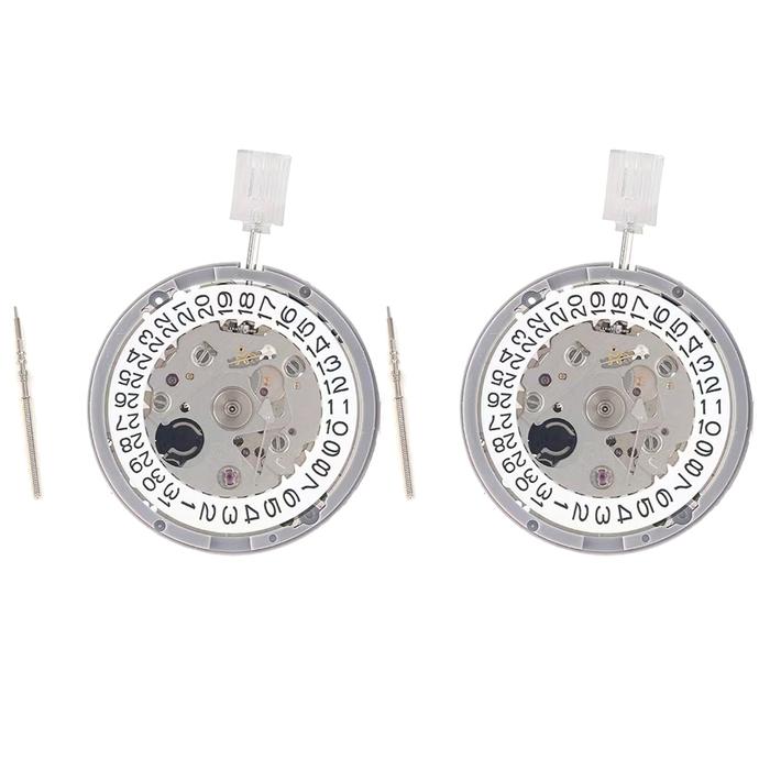 2PCS NH35A NH35 Movement High Accuracy Mechanical Watch Movement Date