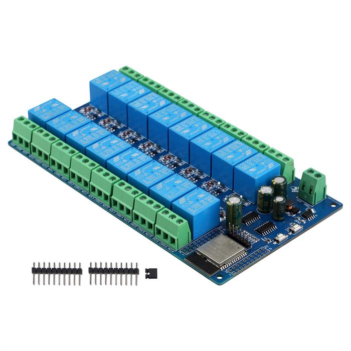 16 Channel Relay Module DC5-12V Power Supply ESP32 Development Board ESP32-WROOM Secondary Developme