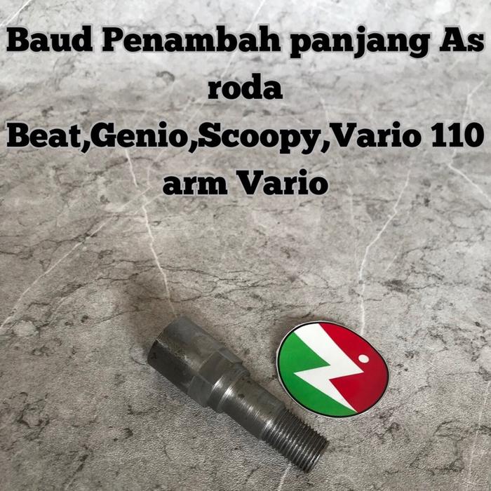 ￼Baud sambungan as roda belakang beat scoopy genio vario 110 pnp arm varip dan skywave/baud penambah