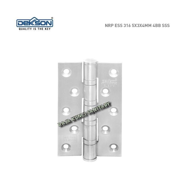 Engsel Dekson NRP ESS 316_5"×3"×4 mmx4BB SSS/Engsel Dekkson 5 inch