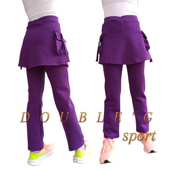 CELANA OLAHRAGA WANITA CELANA ROK KANANTONG CARGO PDL CELANA SENAM PANJANG Celana Rok Sport Aerobic 